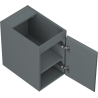 Mexen Rivel vannitoakapp valamu alla 30 cm, 1 uks, soonikkoes, matt grafiit - 91A21-03047-1-BF66