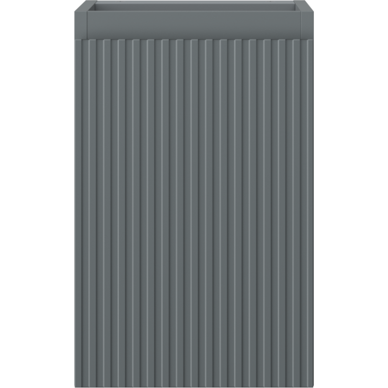 Mexen Rivel armadietto da bagno sotto lavabo 30 cm, 1 porta, scanalato, grafite opaco - 91A21-03047-1-BF66