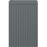 Mexen Rivel Badezimmerunterschrank 30 cm, 1 Tür, geriffelt, Graphit Matt - 91A21-03047-1-BF66