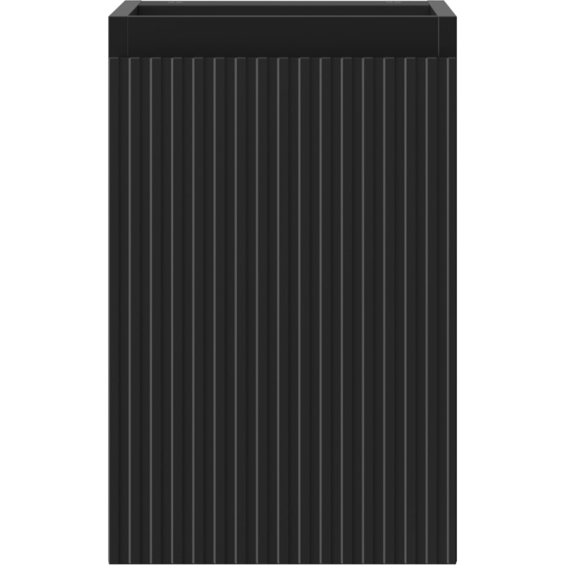 Mexen Rivel vannitoakapp valamu alla, 30 cm, 1 uks, soonikkoes, must matt - 91A21-03047-1-BF71