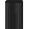 Mexen Rivel armario de baño bajo lavabo 30 cm, 1 puerta, ranurado, negro mate - 91A21-03047-1-BF71