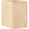 Mexen Rivel badrumsskåp under handfat 30 cm, 1 dörr, räfflad, ek - 91A21-03047-1-BF81