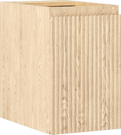 Mexen Rivel bathroom cabinet under sink 30 cm, 1 door, grooved, oak - 91A21-03047-1-BF81