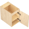 Mexen Rivel Badezimmerunterschrank 30 cm, 1 Tür, geriffelt, Eiche - 91A21-03047-1-BF81
