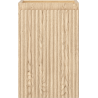 Mexen Rivel Badezimmerunterschrank 30 cm, 1 Tür, geriffelt, Eiche - 91A21-03047-1-BF81