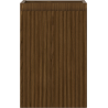 Mexen Rivel Badezimmerschrank unter Waschbecken 30 cm, 1 Tür, geriffelt, Nussbaum - 91A21-03047-1-BF86