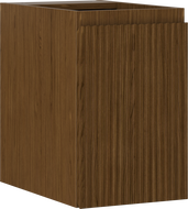 Mexen Rivel Buedzëmmer Ënner-Waschbecken Schaf 30 cm, 1 Dier, geriffelt, Nëss - 91A21-03047-1-BF86