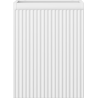 Mexen Rivel Badezimmerschrank unter Waschbecken 35 cm, 1 Tür, gerillt, weiß matt - 91A21-03547-1-BF01