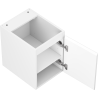 Mexen Rivel armario de baño bajo lavabo de 35 cm, 1 puerta, ranurado, blanco mate - 91A21-03547-1-BF01
