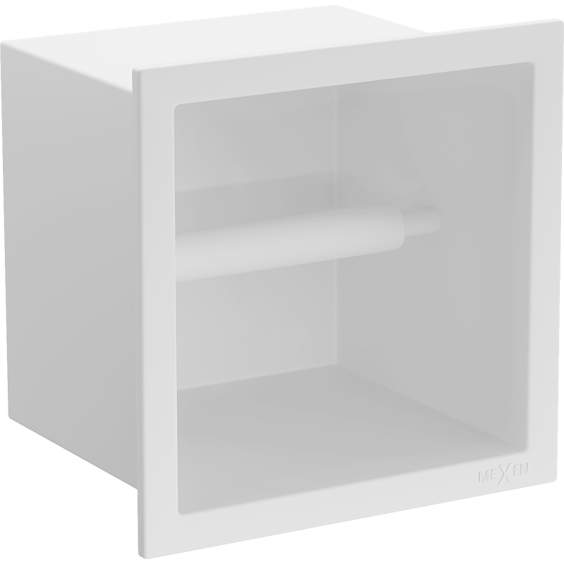 Mexen X-Wall-P toiletrolhouder, wit - 1923
