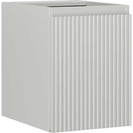 Mexen Rivel bathroom cabinet under sink 35 cm, 1 door, grooved, matte grey - 91A21-03547-1-BF62