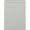Mexen Rivel Badezimmerschrank für Waschbecken 35 cm, 1 Tür, gerillt, grau matt - 91A21-03547-1-BF62