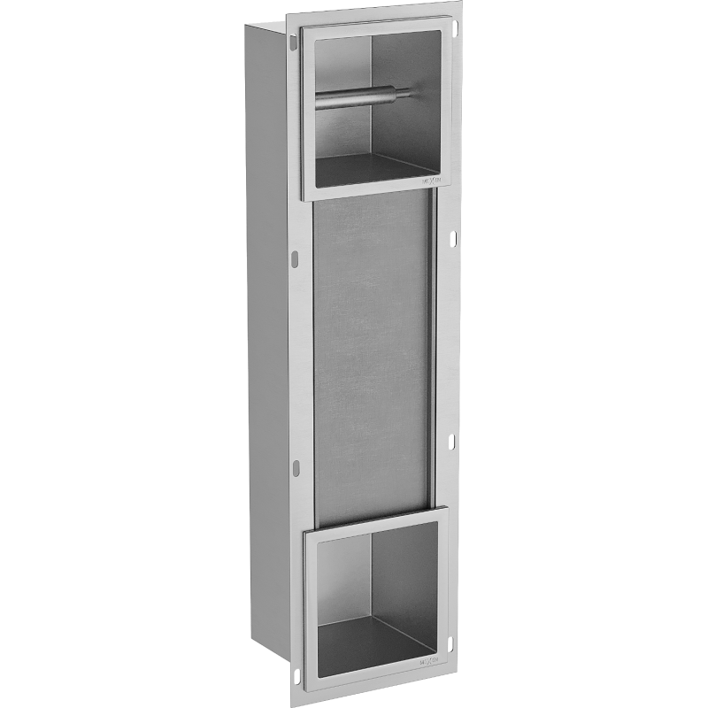 Mexen X-Wall-BP Toilettenpapierhalter mit Magazin, Inox - 1914