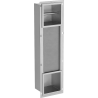 Mexen X-Wall-BP soporte para papel higiénico con almacenamiento, inox - 1914