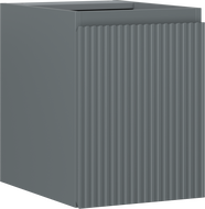 Mexen Rivel Badezimmerunterschrank 35 cm, 1 Tür, geriffelt, Graphit matt - 91A21-03547-1-BF66