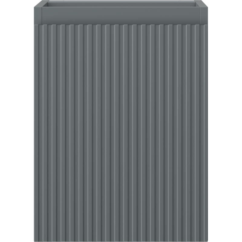 Mexen Rivel badkamerkast onder wastafel 35 cm, 1 deur, gefreesd, grafiet mat - 91A21-03547-1-BF66