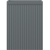 Mexen Rivel badkamerkast onder wastafel 35 cm, 1 deur, gefreesd, grafiet mat - 91A21-03547-1-BF66