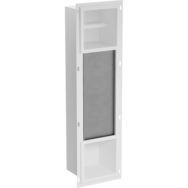 Mexen X-Wall-BP soporte de papel higiénico con revistero, blanco - 1924