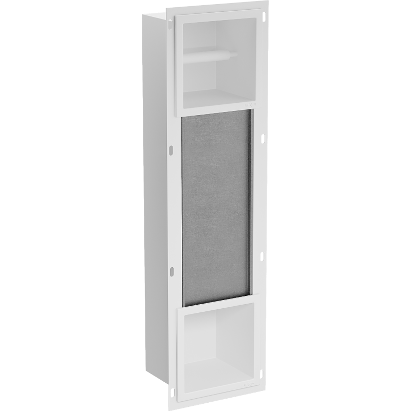 Mexen X-Wall-BP toilet paper holder with magazine, white - 1924