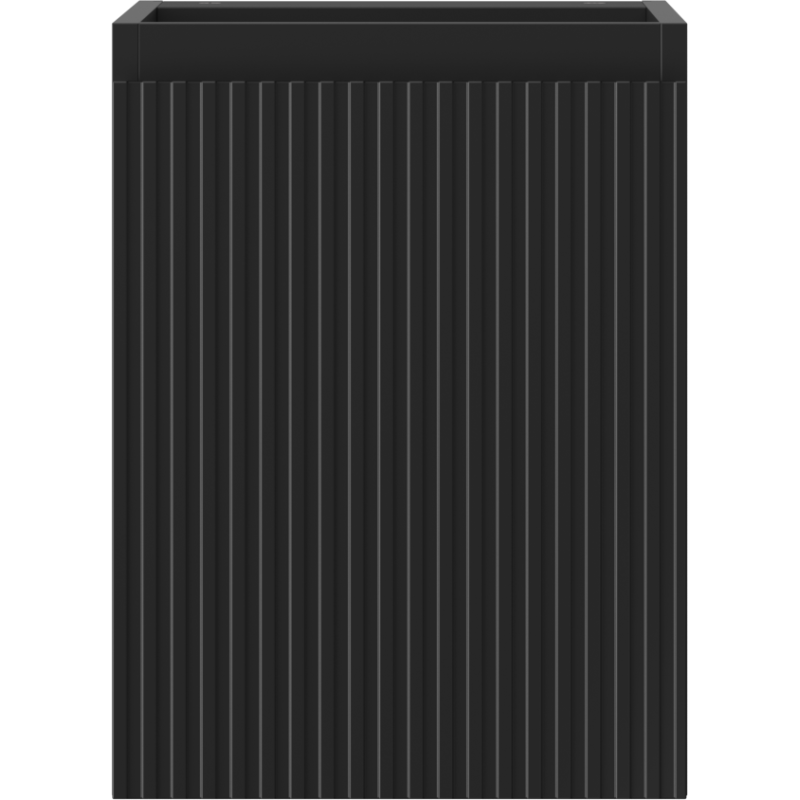 Mexen Rivel armario de baño bajo lavabo 35 cm, 1 puerta, ranurado, negro mate - 91A21-03547-1-BF71