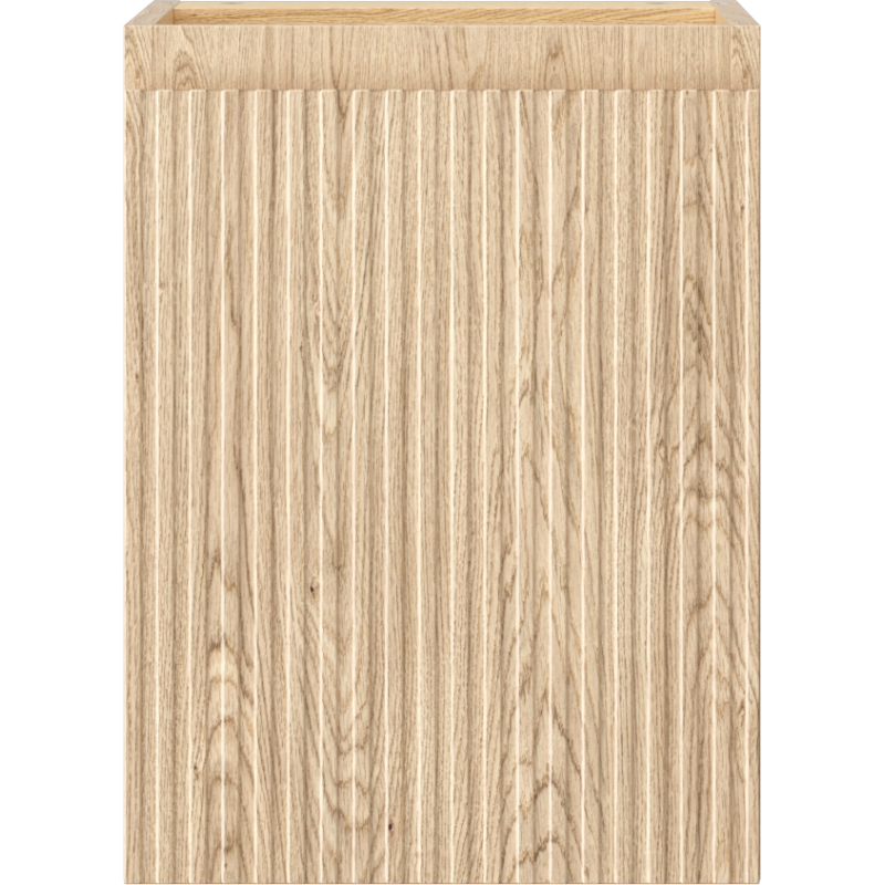 Mexen Rivel mobiletto da bagno sottolavabo 35 cm, 1 porta, scanalato, rovere - 91A21-03547-1-BF81