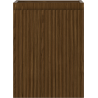 Mexen Rivel badkamerkast onder de wastafel 35 cm, 1 deur, geribbeld, walnoot - 91A21-03547-1-BF86