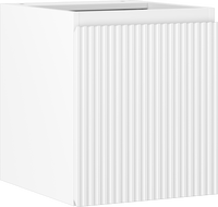 Mexen Rivel mobiletto da bagno sottolavabo 40 cm, 1 porta, scanalato, bianco opaco - 91A21-04047-1-BF01