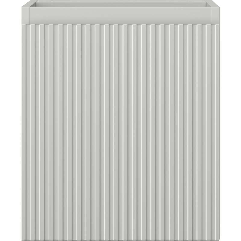 Mexen Rivel Badezimmerschrank 40 cm, 1 Tür, gerillt, grau matt - 91A21-04047-1-BF62