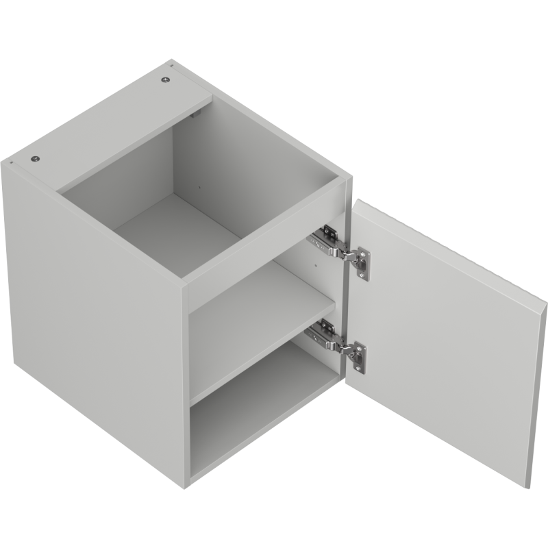 Mexen Rivel mobile da bagno sottolavabo 40 cm, 1 porta, scanalato, grigio opaco - 91A21-04047-1-BF62