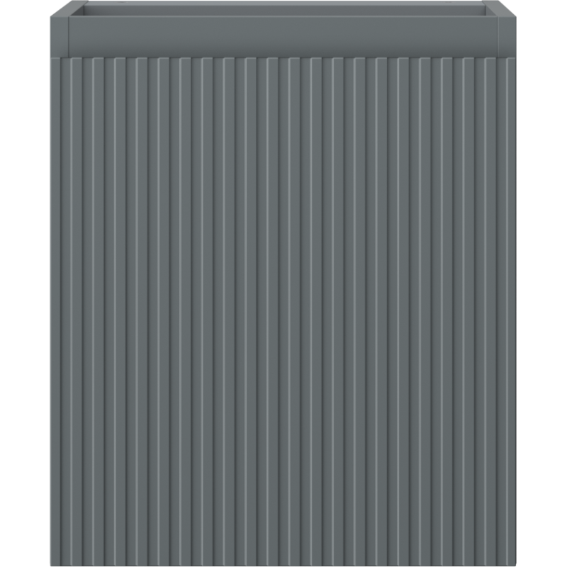 Mexen Rivel meuble de salle de bain sous vasque 40 cm, 1 porte, rainuré, graphite mat - 91A21-04047-1-BF66