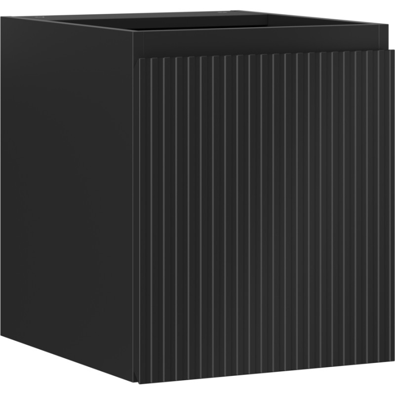 Mexen Rivel vannitoa kapialus 40 cm, 1 uks, sooneline, must matt - 91A21-04047-1-BF71