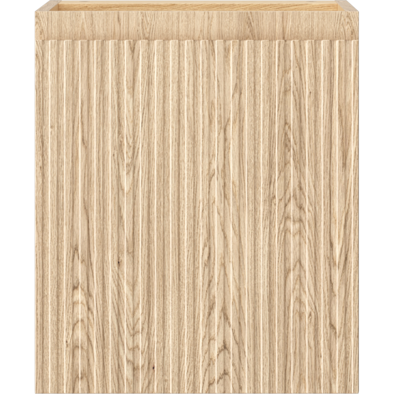 Mexen Rivel mueble de baño para lavabo 40 cm, 1 puerta, ranurado, roble - 91A21-04047-1-BF81