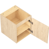 Mexen Rivel Badezimmer-Unterschrank 40 cm, 1 Tür, geriffelt, Eiche - 91A21-04047-1-BF81