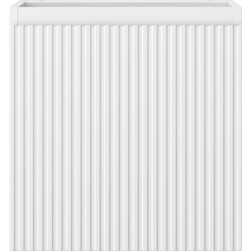 Mexen Rivel mobile bagno sottolavabo 45 cm, 1 porta, scanalato, bianco opaco - 91A21-04547-1-BF01