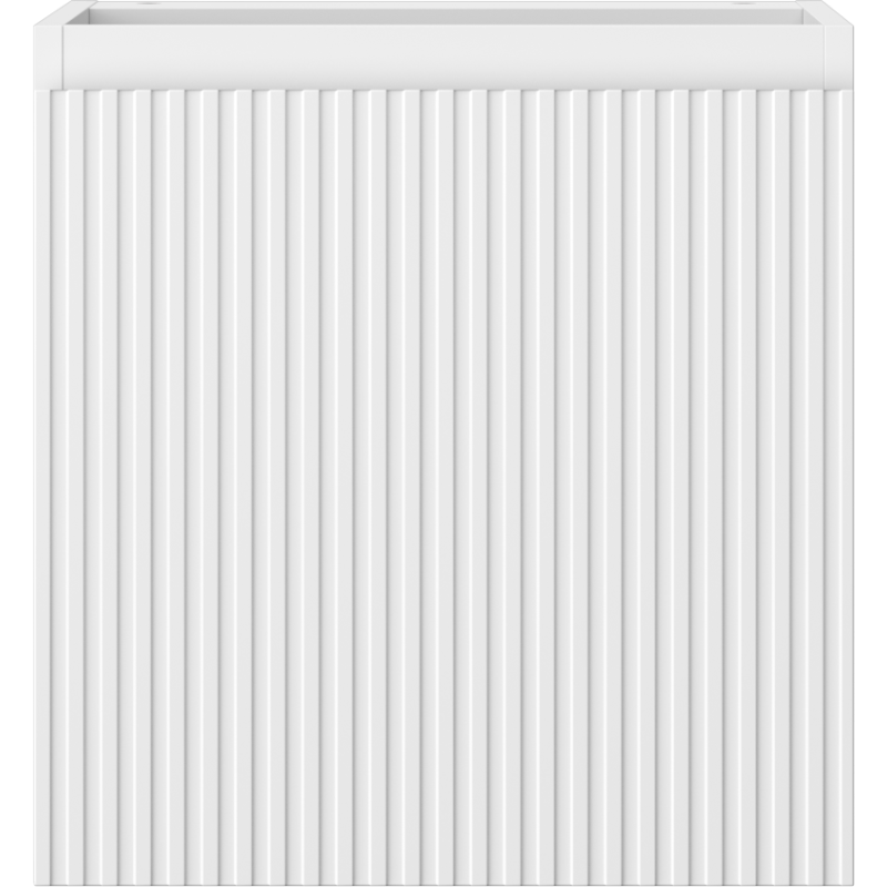 Mexen Rivel mueble de baño bajo lavabo de 45 cm, 1 puerta, ranurado, blanco mate - 91A21-04547-1-BF01