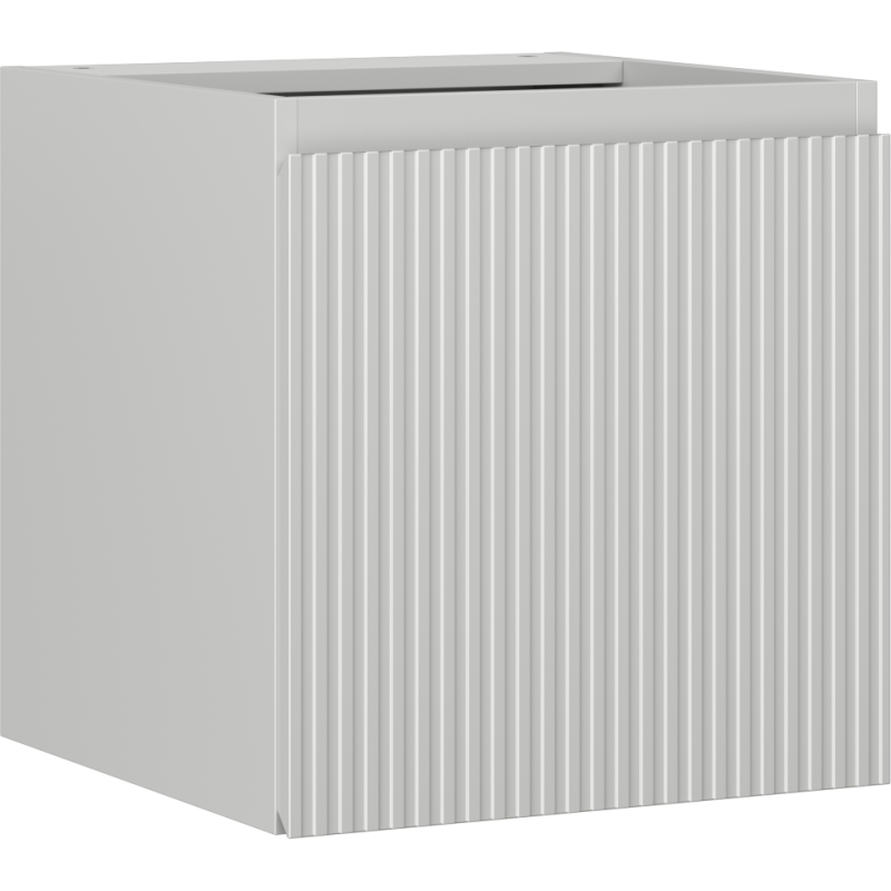 Mexen Rivel armario de baño para lavabo 45 cm, 1 puerta, acanalado, gris mate - 91A21-04547-1-BF62