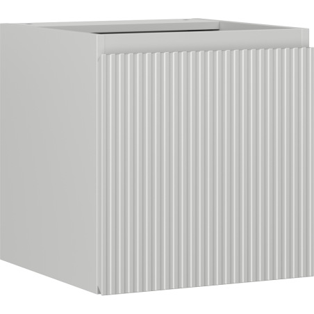 Mexen Rivel armario de baño para lavabo 45 cm, 1 puerta, acanalado, gris mate - 91A21-04547-1-BF62