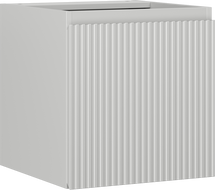 Mexen Rivel armário de casa de banho para lavatório 45 cm, 1 porta, canelada, cinzento mate - 91A21-04547-1-BF62