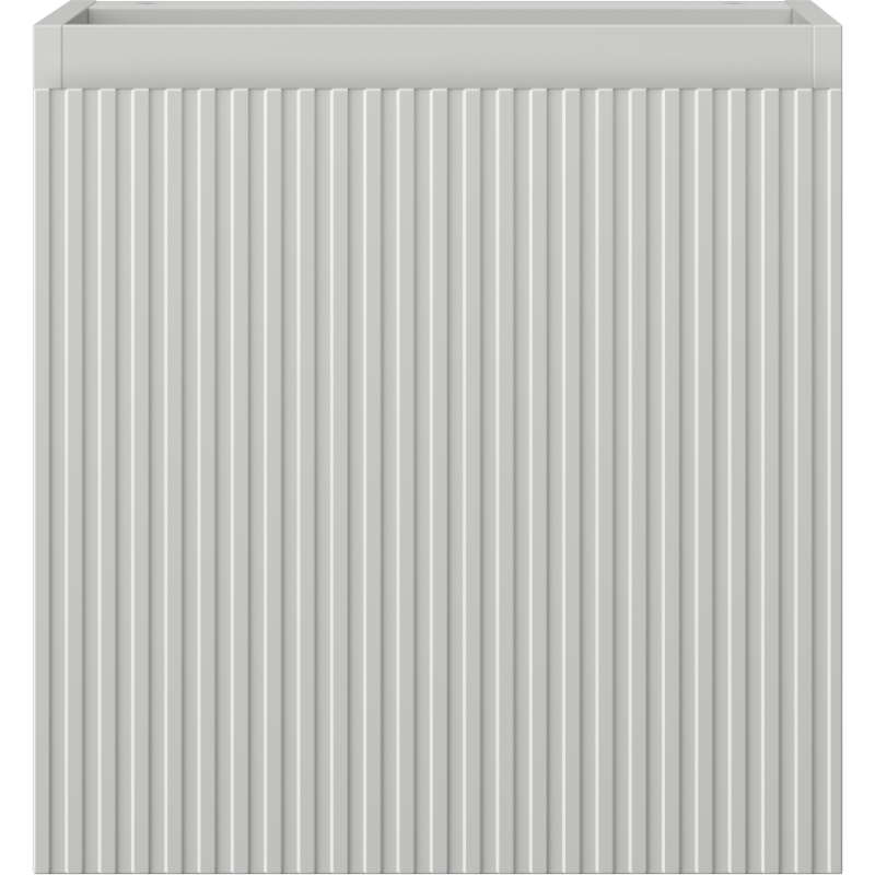 Mexen Rivel Badezimmerschrank für Waschbecken 45 cm, 1 Tür, geriffelt, grau matt - 91A21-04547-1-BF62