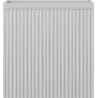 Mexen Rivel meuble de salle de bains sous-vasque 45 cm, 1 porte, rainuré, gris mat - 91A21-04547-1-BF62