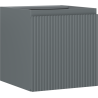 Mexen Rivel Badezimmerschrank mit Waschbeckenunterschrank 45 cm, 1 Tür, gerillt, grafit matt - 91A21-04547-1-BF66
