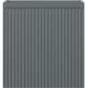 Mexen Rivel badkamerkastje onder de wastafel 45 cm, 1 deur, geribbeld, grafiet mat - 91A21-04547-1-BF66