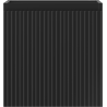 Mexen Rivel badkamerkast onder wastafel 45 cm, 1 deur, groef, zwarte mat - 91A21-04547-1-BF71