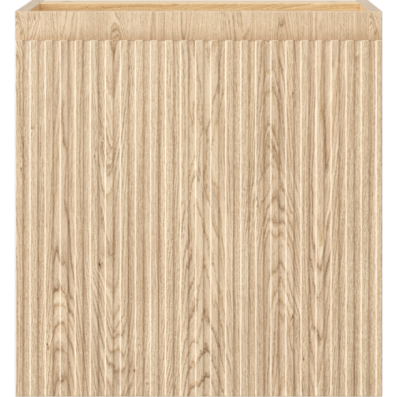 Mexen Rivel armario de baño bajo lavabo 45 cm, 1 puerta, ranurado, roble - 91A21-04547-1-BF81