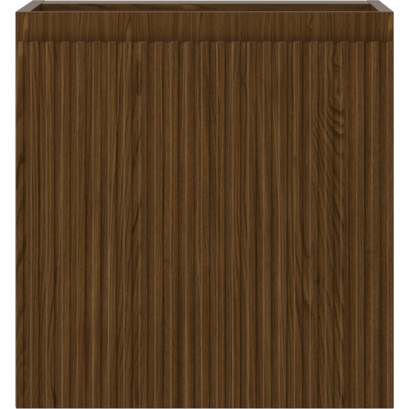 Mexen Rivel armario de baño bajo lavabo 45 cm, 1 puerta, ranurado, nogal - 91A21-04547-1-BF86