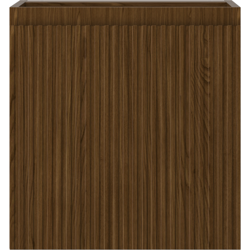 Mexen Rivel badkamermeubel onder de wastafel 45 cm, 1 deur, gegroefd, walnoot - 91A21-04547-1-BF86