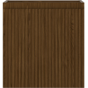 Mexen Rivel Badezimmerschrank für Waschbecken 45 cm, 1 Tür, gerillt, Nussbaum - 91A21-04547-1-BF86