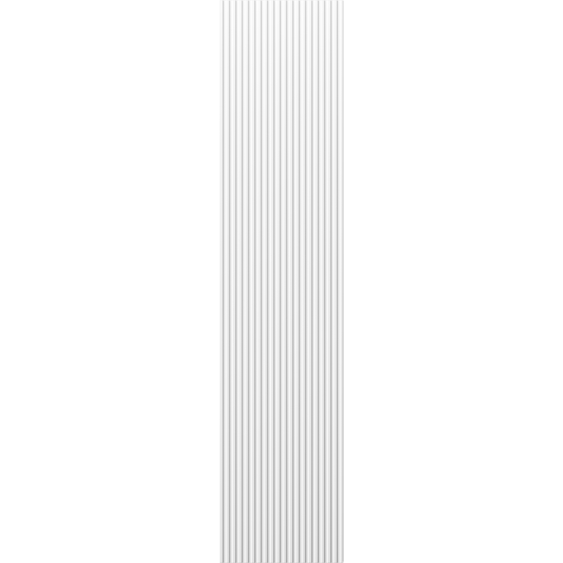 Mexen Rivel colonna da bagno 35 cm, 1 anta, scanalata, bianco opaco - 91A21-03016-1-BF01