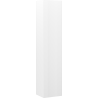 Mexen Rivel bathroom column 35 cm, 1 door, fluted, white matte - 91A21-03016-1-BF01