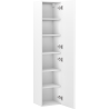Mexen Rivel badkamerkast 35 cm, 1 deur, gegroefd, wit mat - 91A21-03016-1-BF01